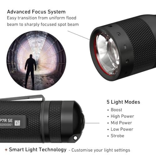 ALedlenser P7R SE ハンディライト 充電式 電池式 ハイブリッド