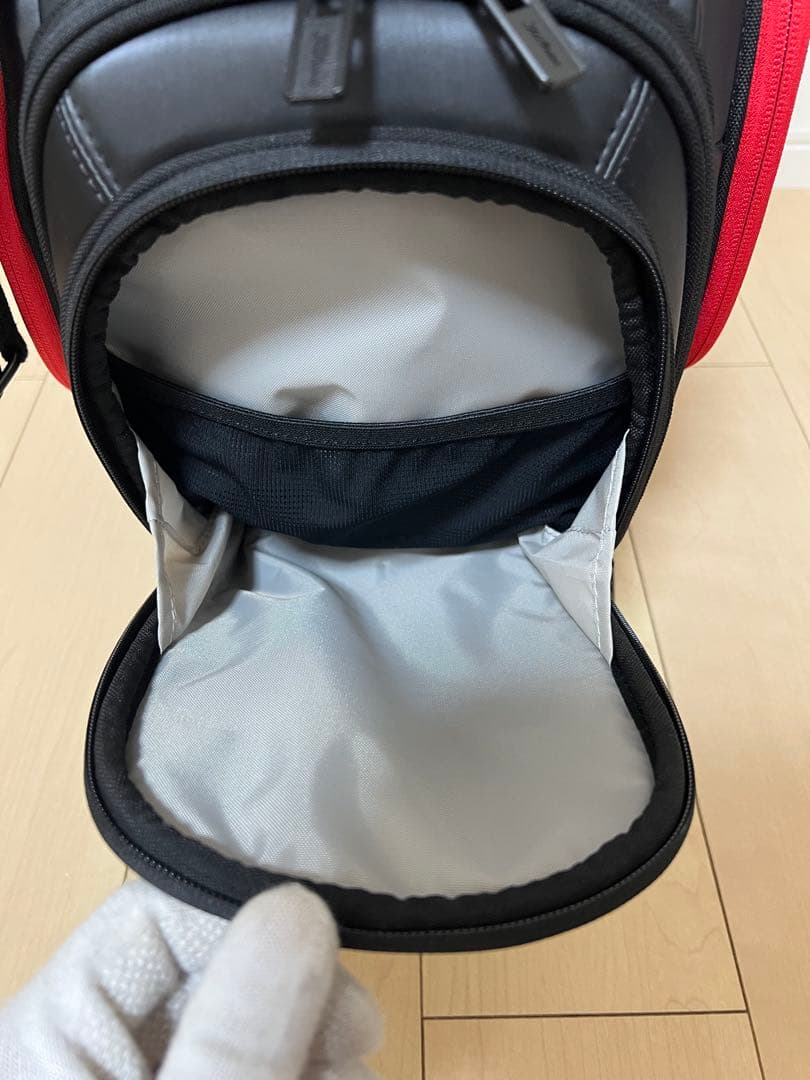 Titleist キャディバッグ ブラック/レッド　ミッドサイズ