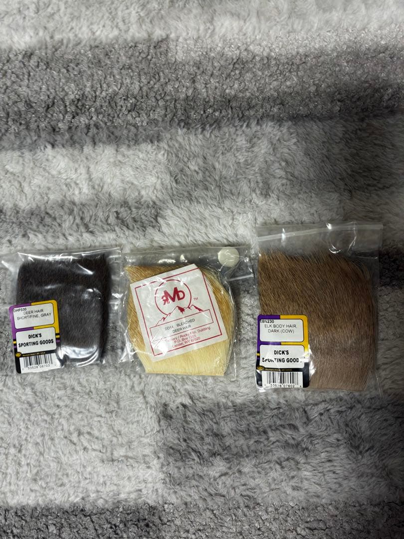 フライタイイングツール&フライ材料セット