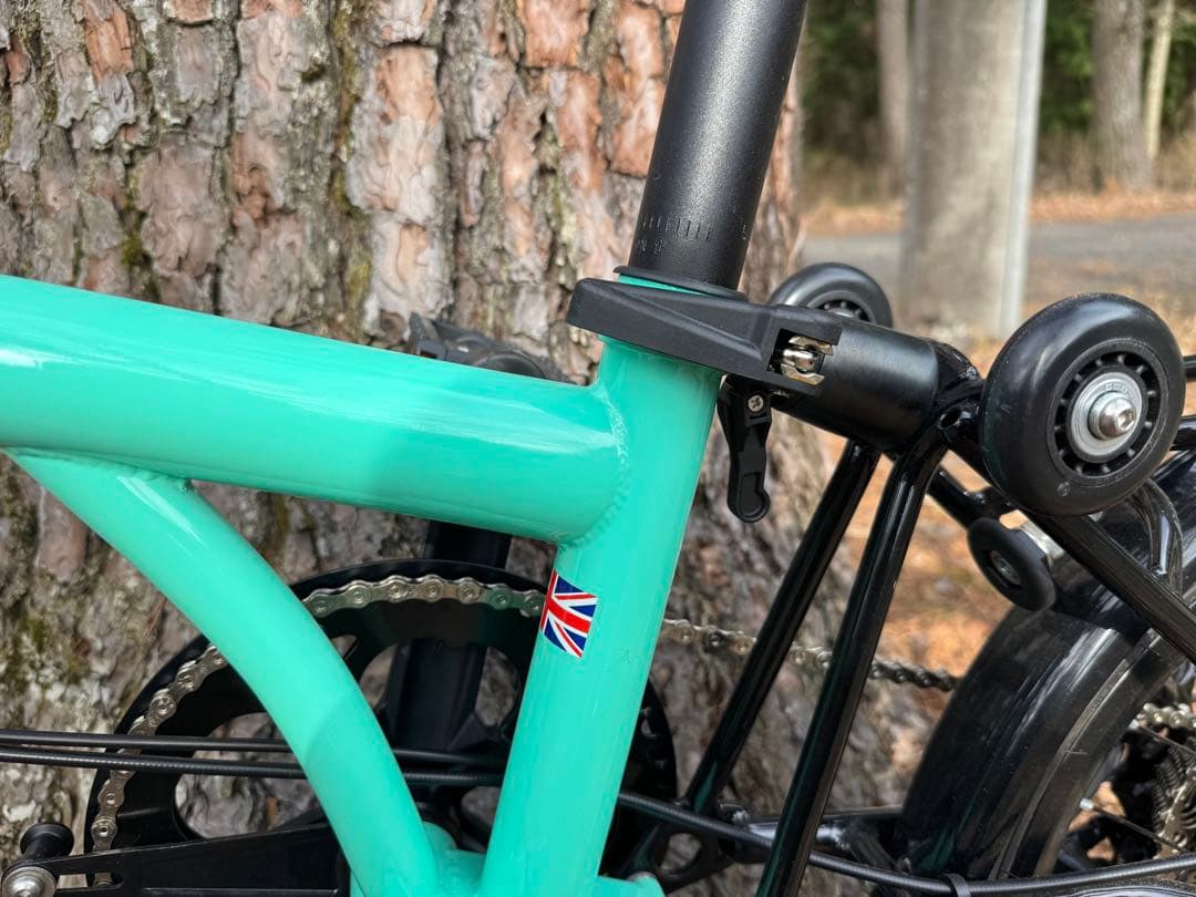 ブロンプトンオマージュ　LITEPRO折りたたみ自転車