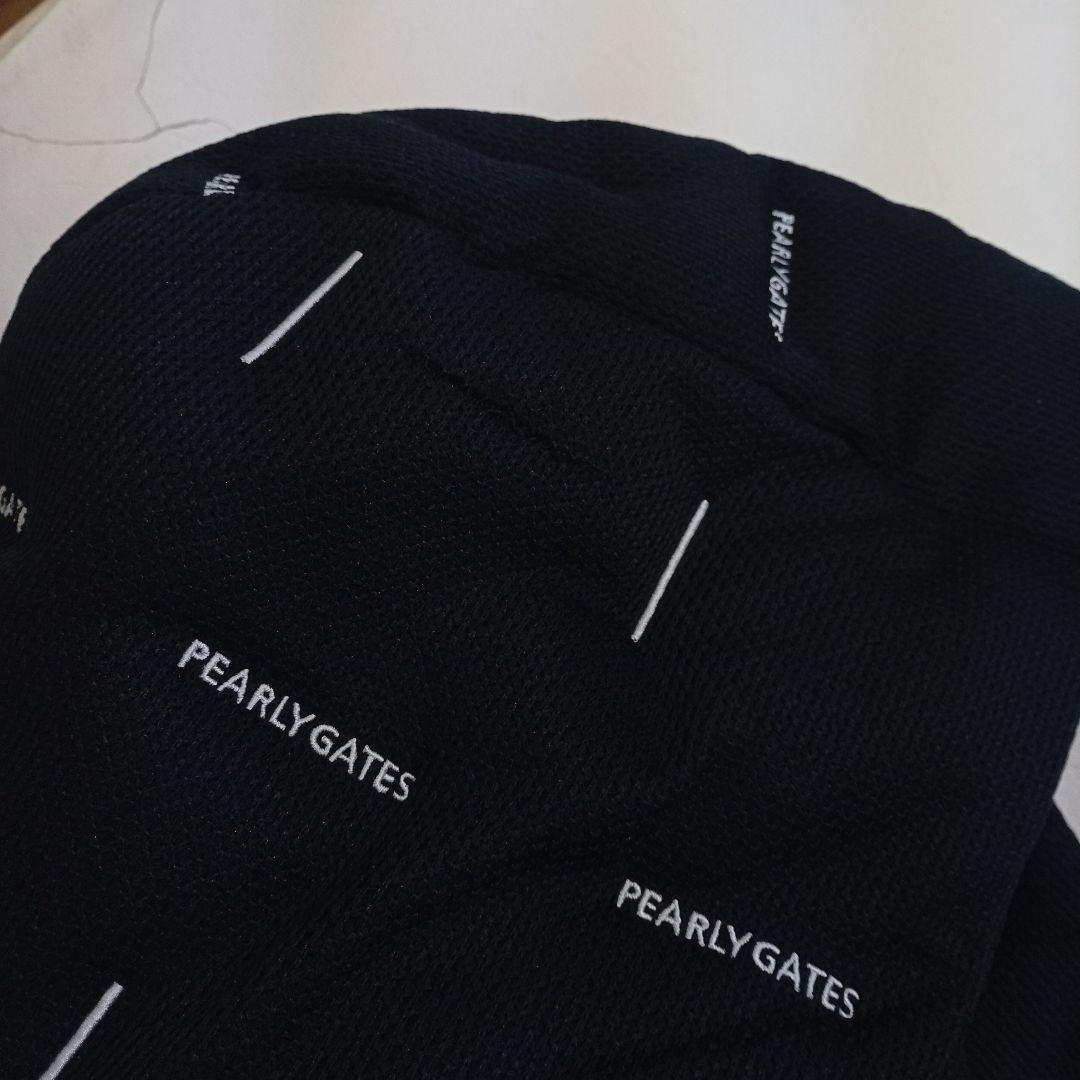 i47〚PEARLY GATES〛中綿フード付きベストネイビー サイズ4