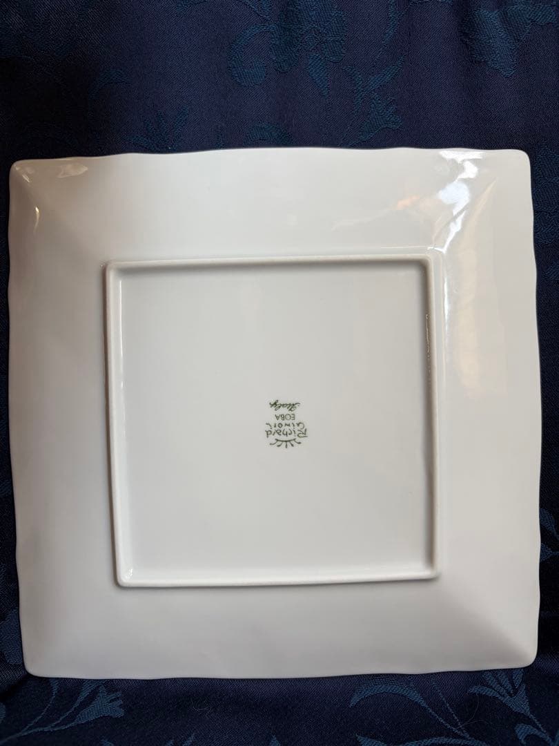リチャードジノリ　ベッキオホワイト　スクエア皿　22X22 美品