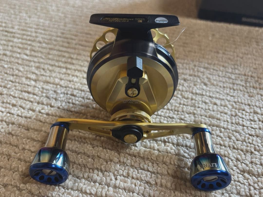 シマノ（SHIMANO）セイハコウSP RC83 左 ゴールド リブレノブ（改）
