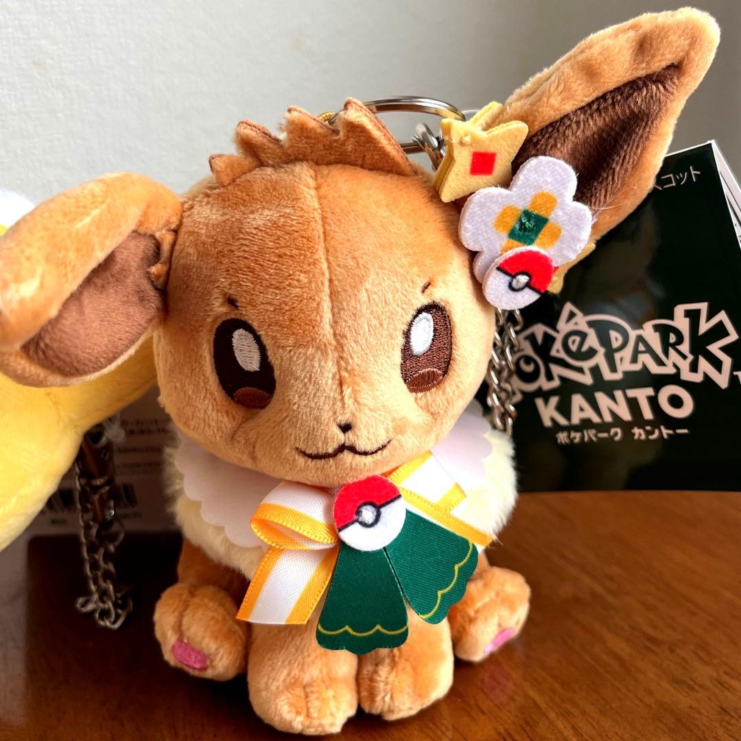 限定　ポケパークカントーPoKePARK KANTO ピカチュウ&イーブイ