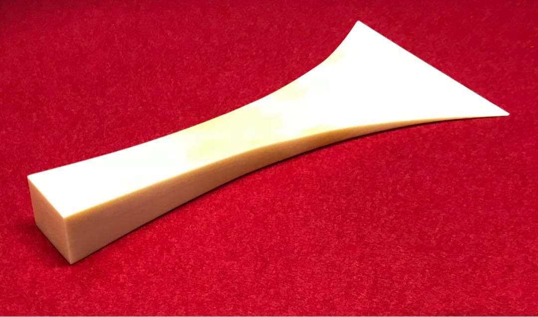 三味線撥113天然素材マンモス/三味線/弦楽器/バチ