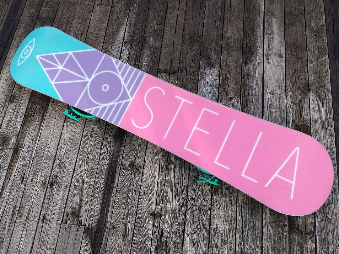 女性用スノーボード3点セット STELLA 140 ビンディング ブーツ 24