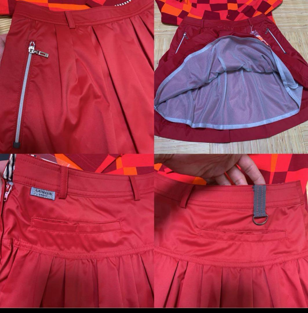 新品38 ランバンLANVIN ハーフジップシャツ&HEAT NAVNスカート❣️