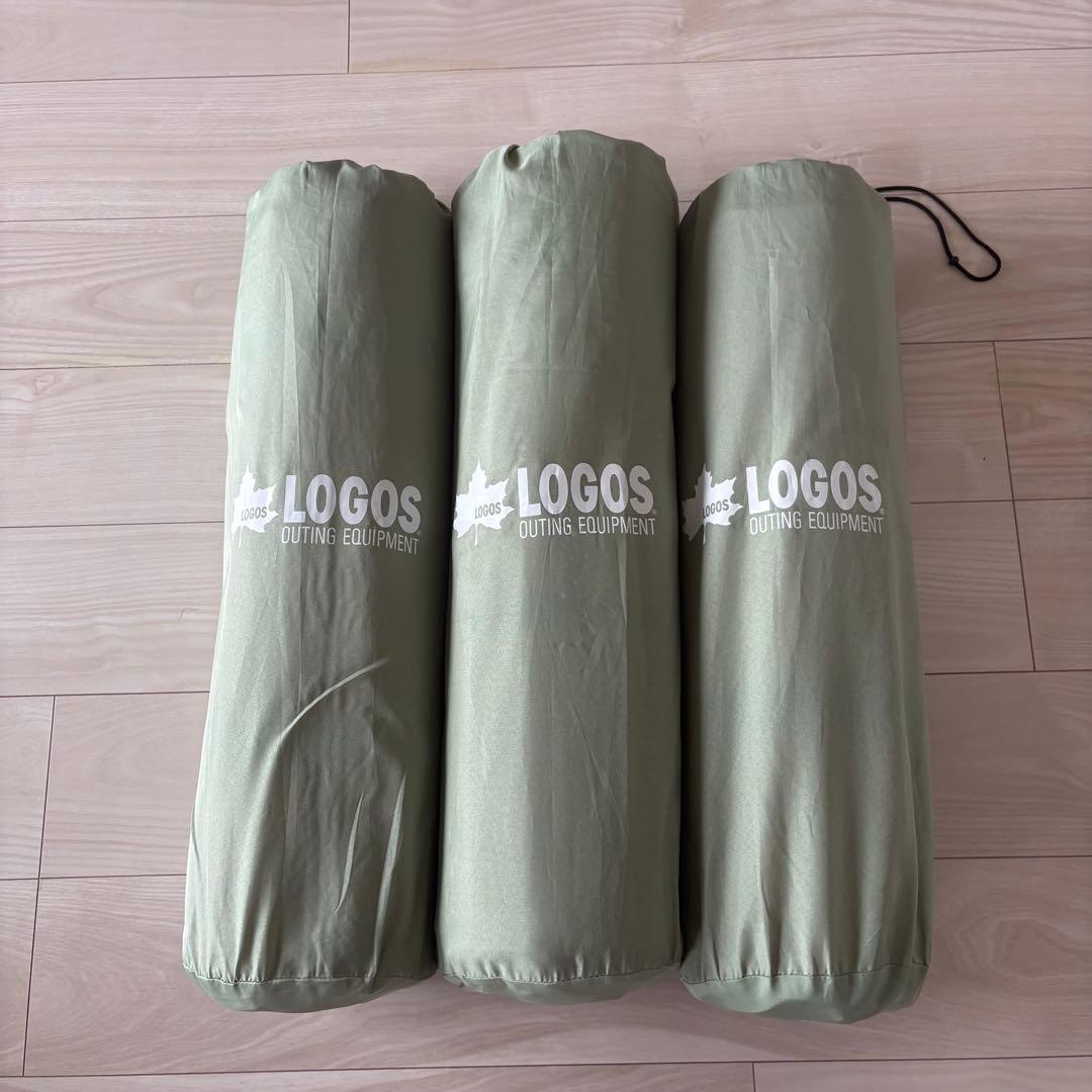LOGOS 【高密弾力】55セルフインフレートマット・SOLO ×3枚セット