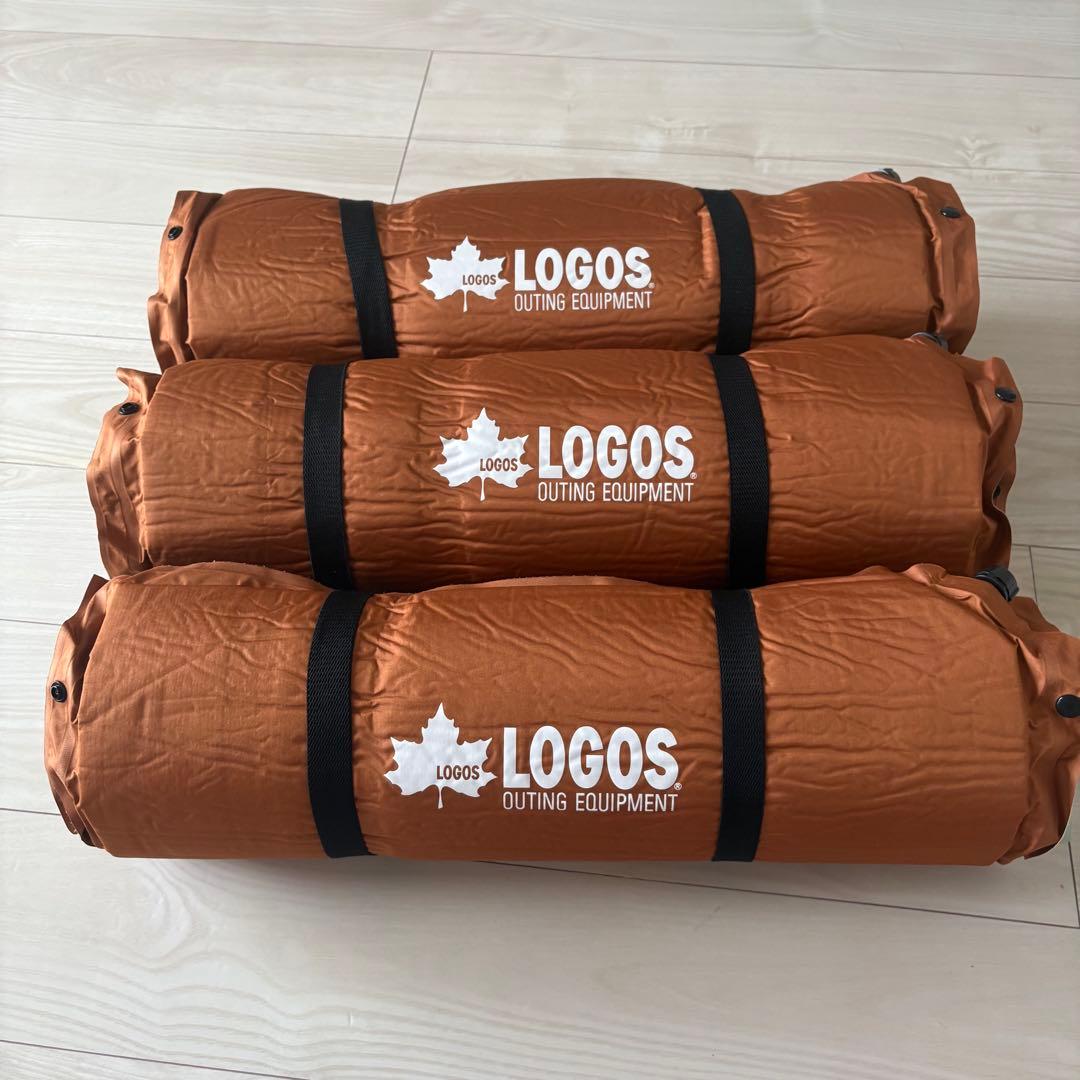 LOGOS 【高密弾力】55セルフインフレートマット・SOLO ×3枚セット