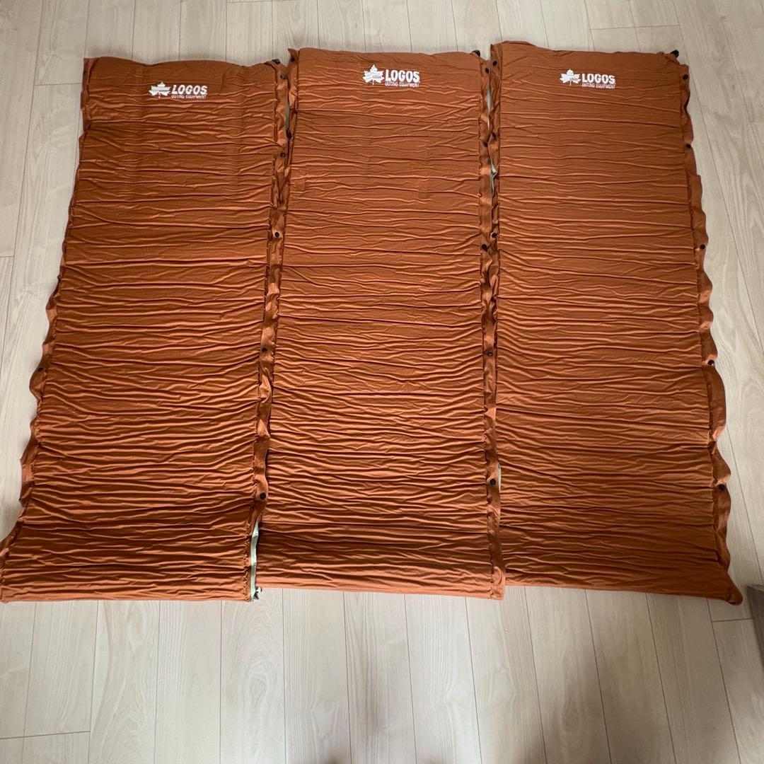 LOGOS 【高密弾力】55セルフインフレートマット・SOLO ×3枚セット