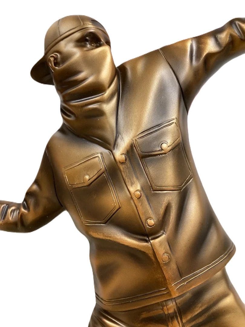 美品　ブロンズ製　FLOWER BOMBER BRONZE STATUE #2