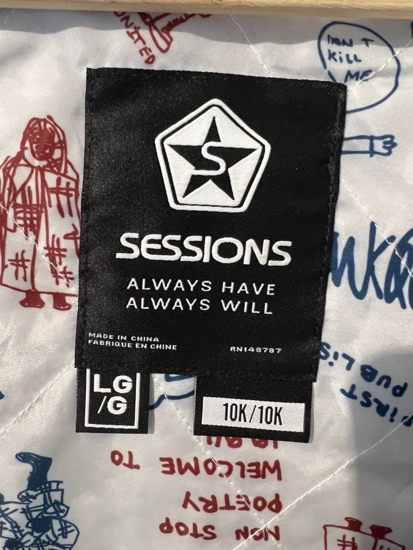 SESSIONS ダークグレー ジャケット201154BLK