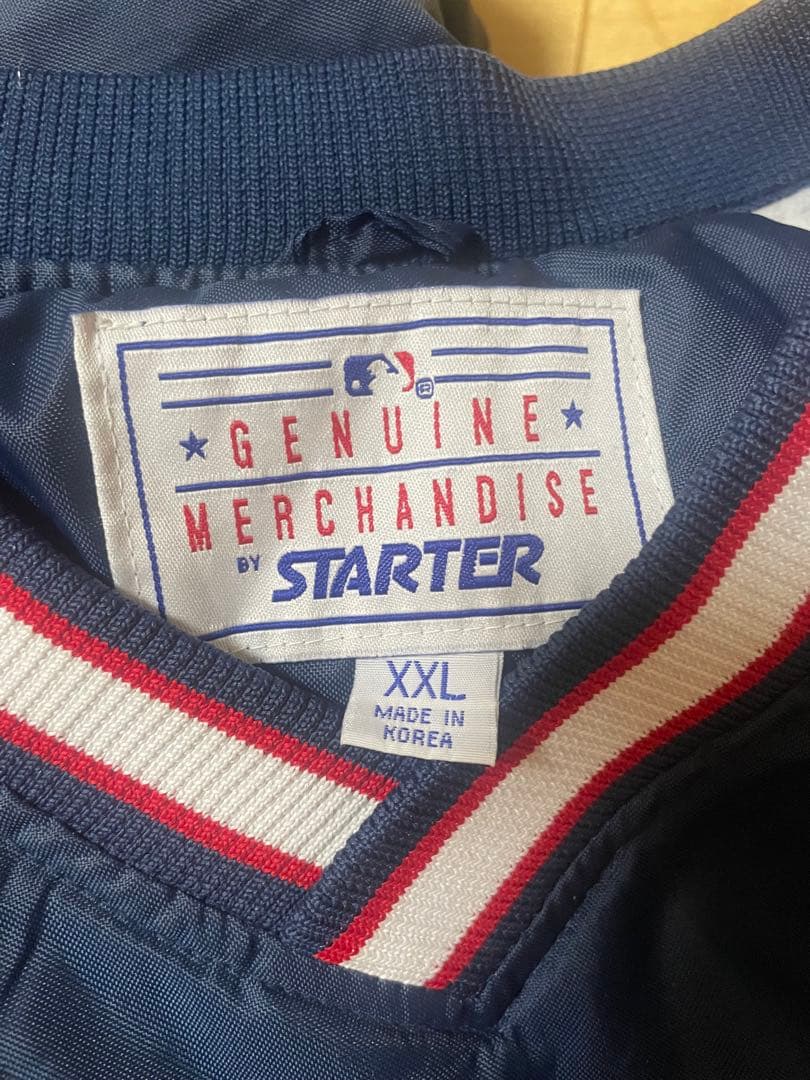 レア 90s 古着 MLB クリープランド・インディアンス ナイロンジャケット