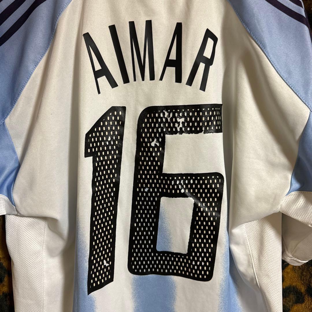 アルゼンチン　マーク剥がれ　AIMAR サッカー　football