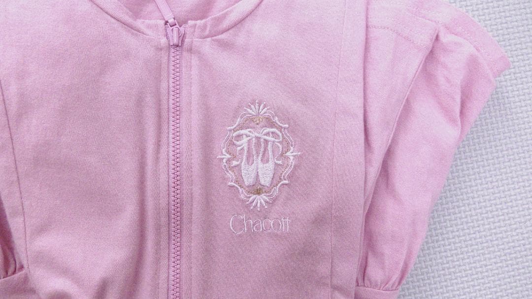 Chacott　チャコット　ジップアップワンピース（ノースリーブ）