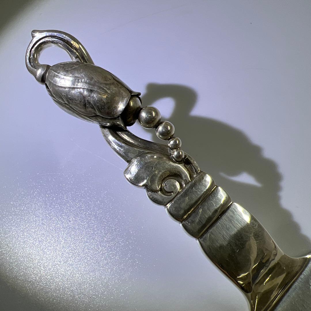 ジョージジェンセン　激レア　ブロッサムsterling925Fish Slice