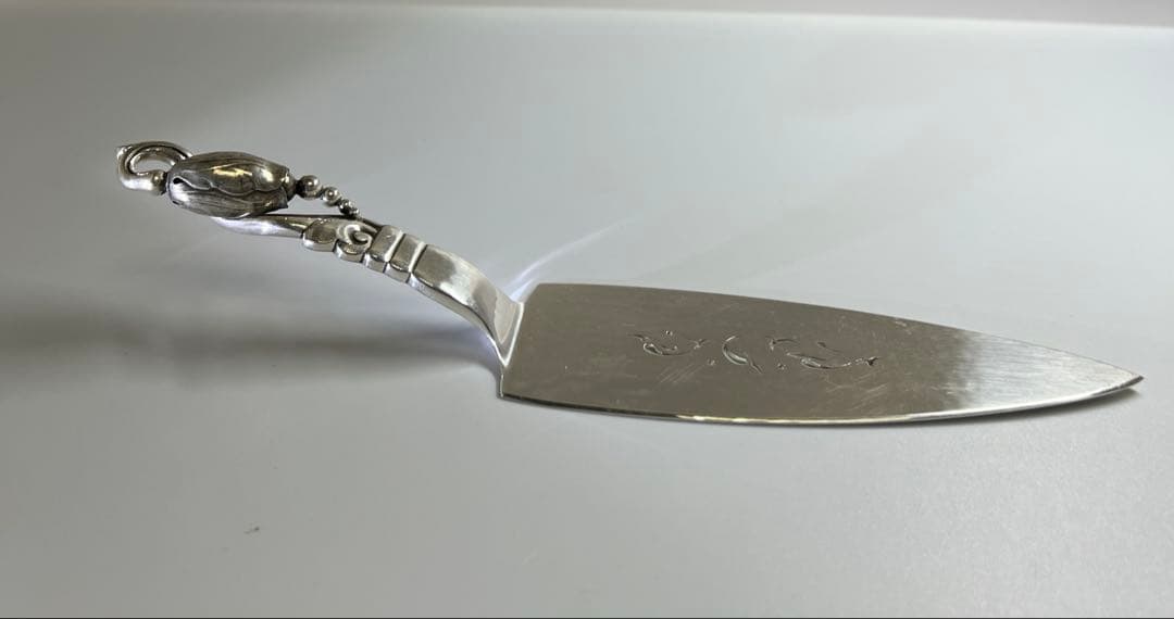 ジョージジェンセン　激レア　ブロッサムsterling925Fish Slice