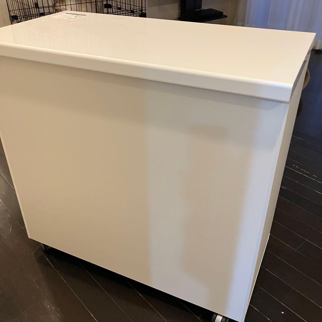 新品　パモウナ キッチンカウンター　ワゴン　キャスター