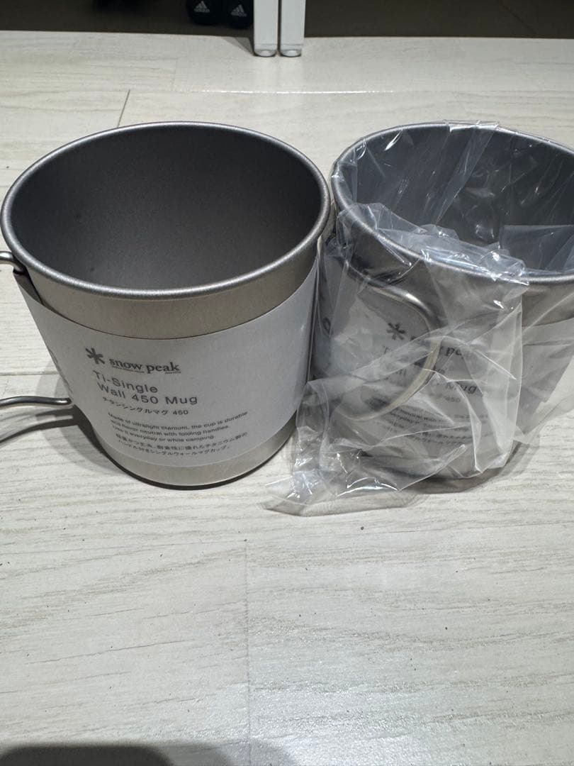  peak Ti-Single Wall 450 Mug 新品2個セット