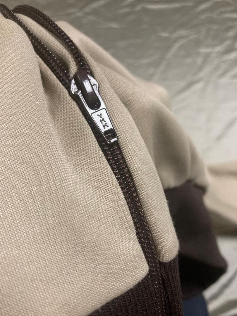 アディダス　ジャージ　ベージュ　ブラウン　西ドイツ時代　ビッグサイズ　実寸　XL