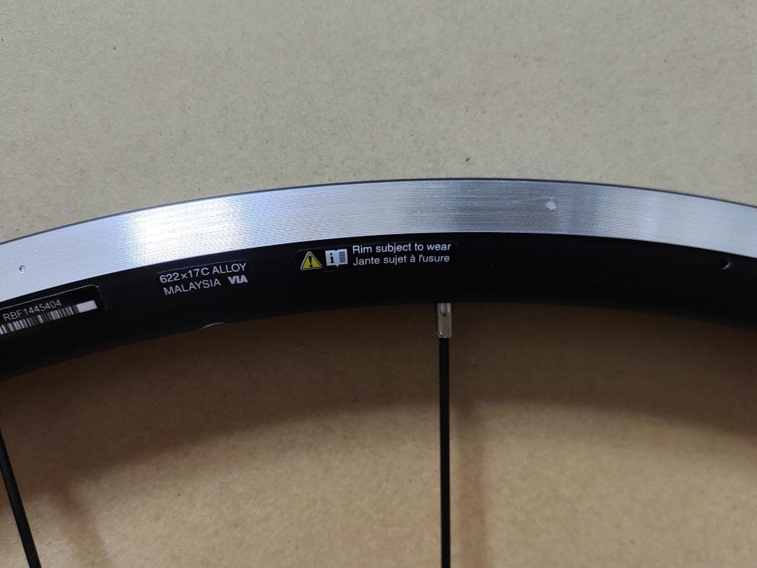 Shimano WH-RS100 (17c) ホイールセット（未走行）