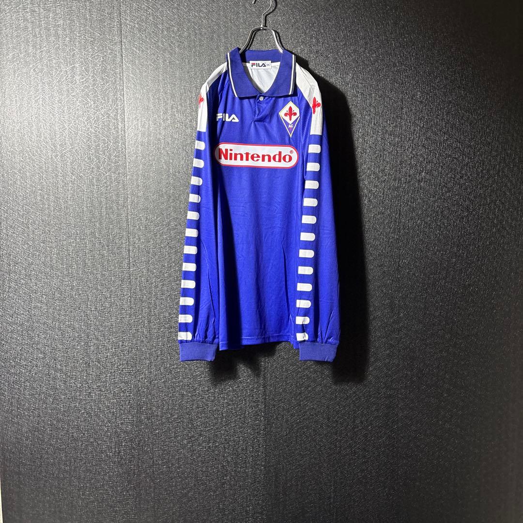 【★フィオレンティーナ】 古着 FILA サッカー レトロユニフォーム ★任天堂