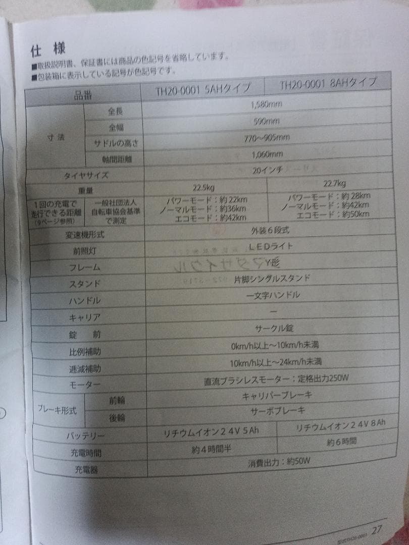【ジャンク】電動アシスト自転車 20インチ 愛知 名古屋