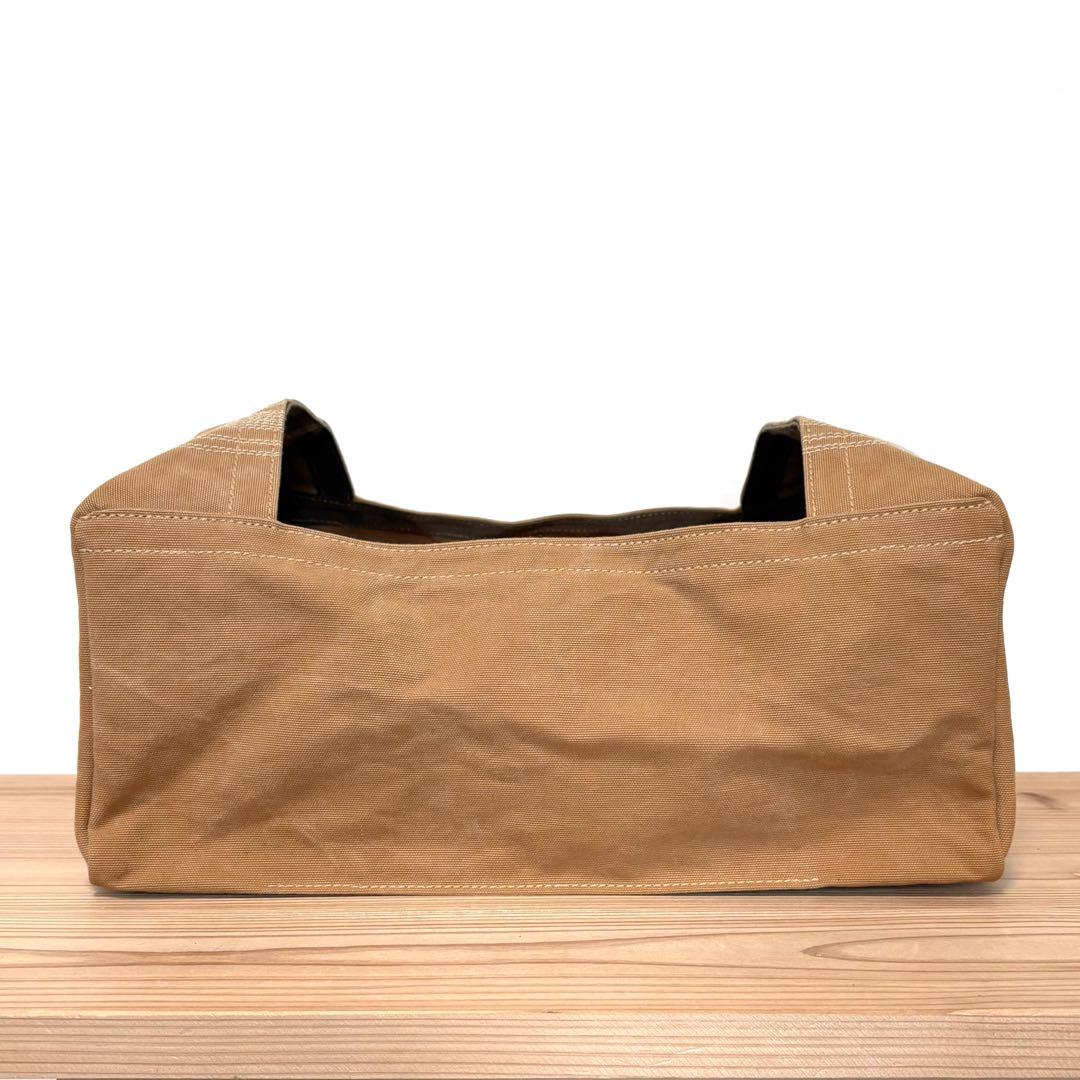 極美品　genten　ゲンテン　キャンバス × レザー　収納ボックス　ケース