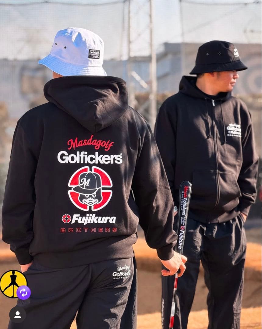 【新品・未使用】Golfickers×Masdagolf コラボ パーカー XL