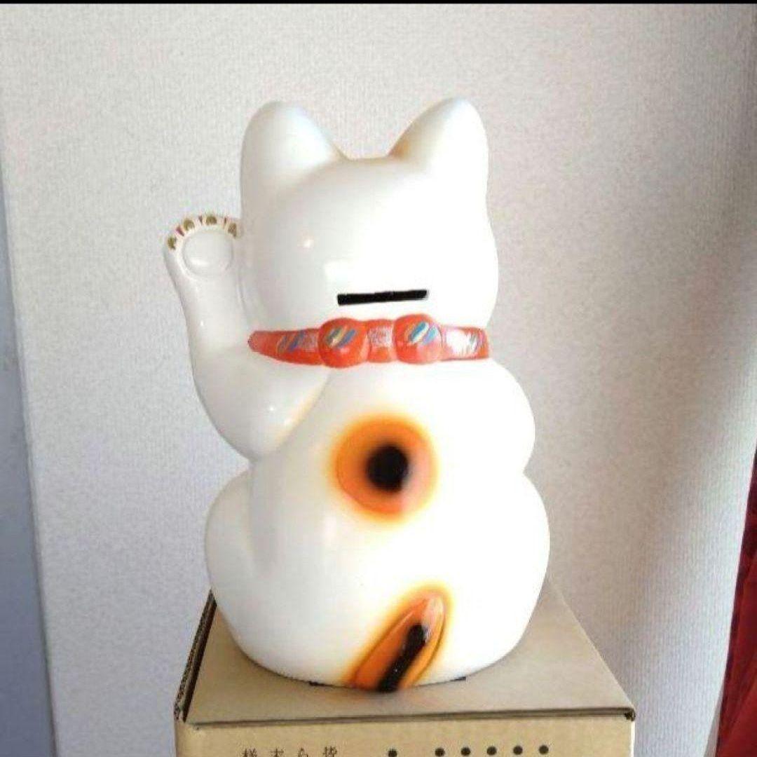 3/2迄値引✨人気運up『ドル　＄招き猫8号』★青目ドル持ち・特別注文現品限り