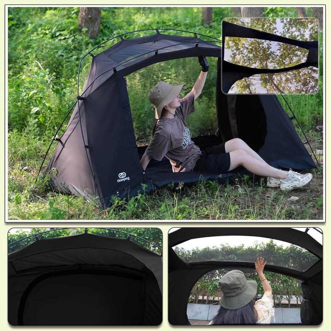 ★新品未使用！GO Glamping SKY EYE 自立式 TC ソロテント黒