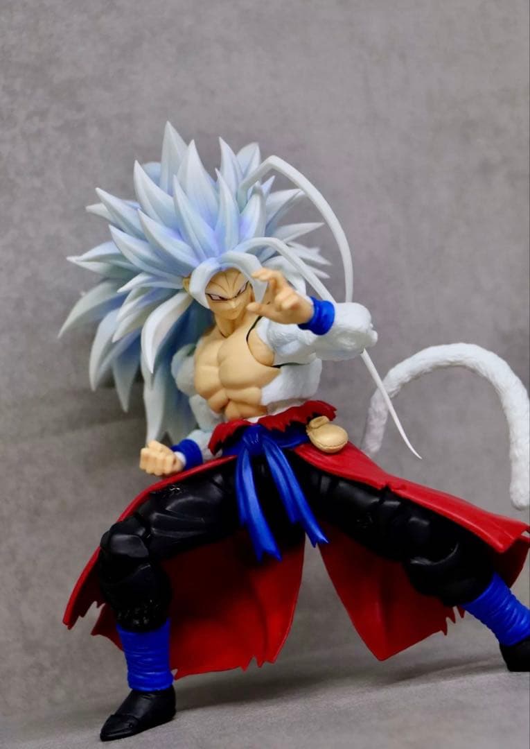 激レア海外限定S.H.フィギュア ドラゴンボール スーパーサイヤ人5 孫悟空ゼノ