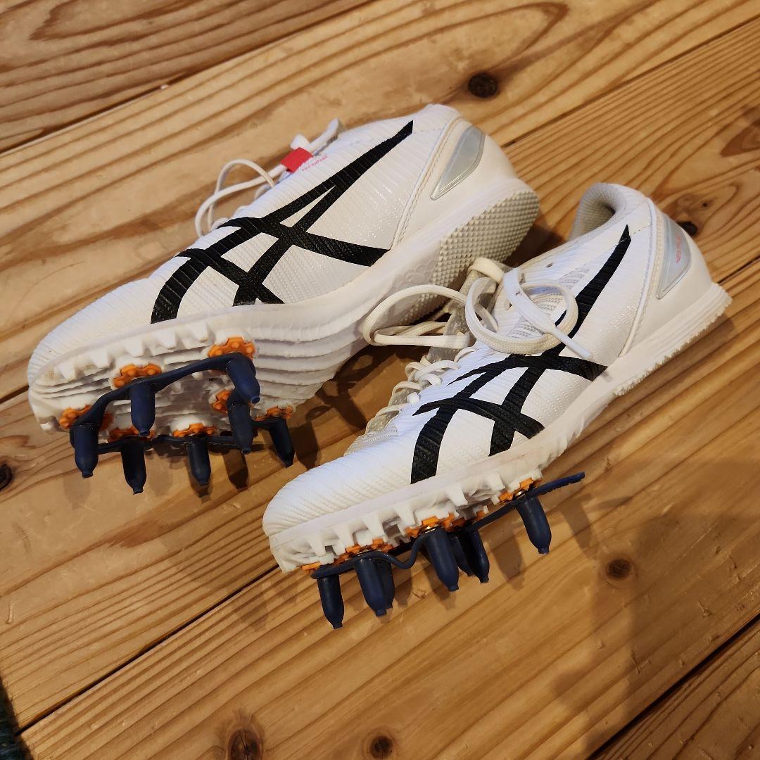 【美品】ASICS アシックス　陸上スパイク　24.5㎝　使用回数少