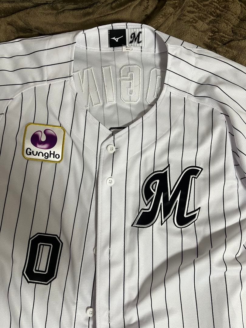 元千葉ロッテ 荻野貴司T.OGINO ユニフォーム サイズO