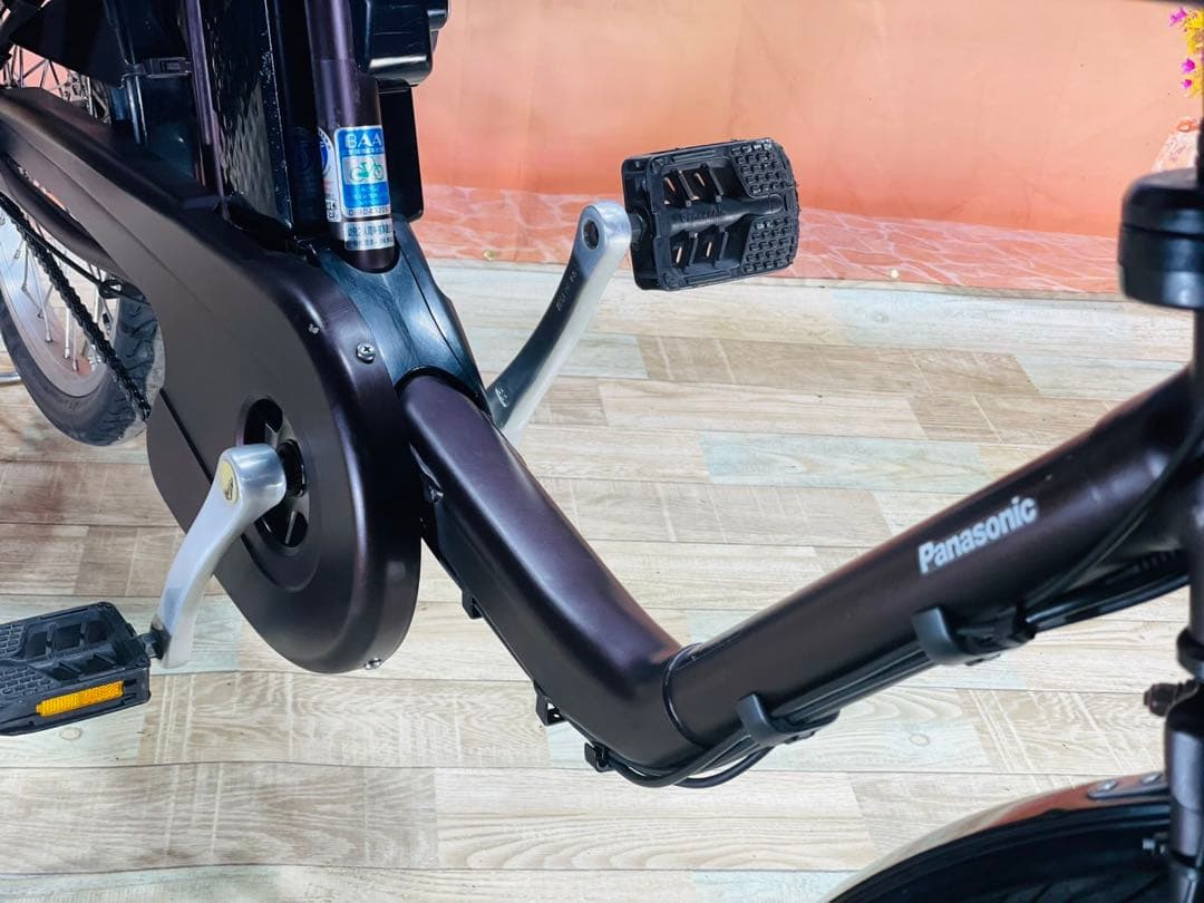 パナソニックギュット⭐️12AH！子供乗せ電動アシスト自転車Y2361