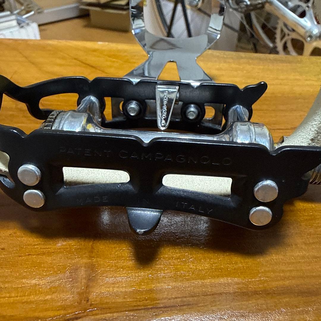 CAMPAGNOLO カンパ　フラットペダル 50thトゥクリップ付き
