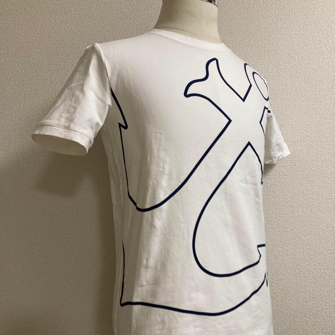 ムータマリン デカロゴ ストレッチ Tシャツ TEE ホワイト Sサイズ