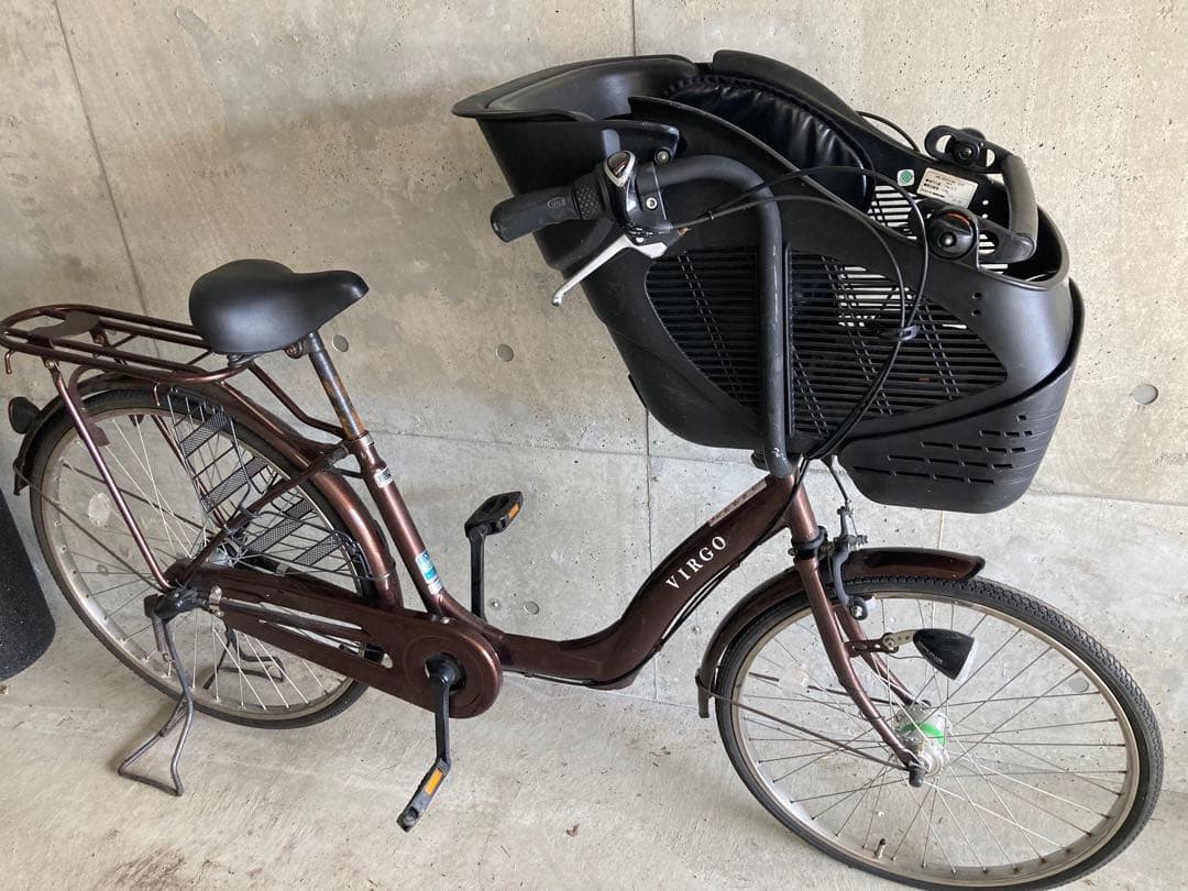 子ども乗せ　2人乗り　自転車　チャイルドシート付き　札幌