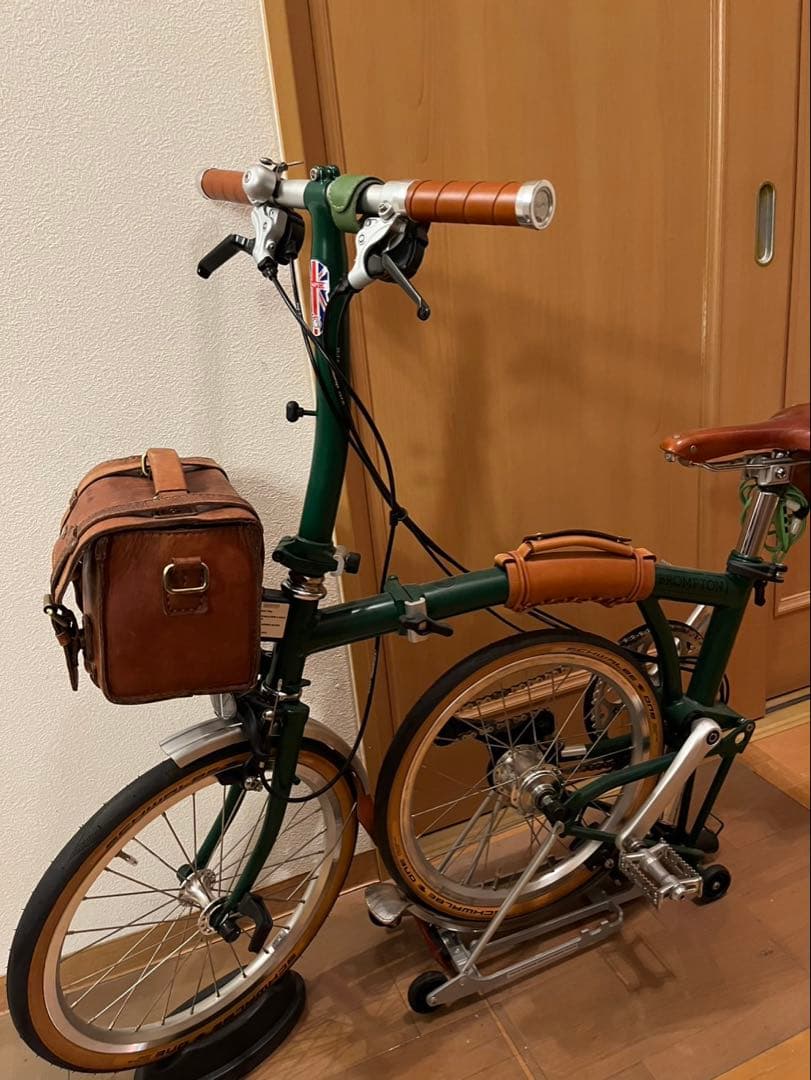 【Cー92】ブロンプトン　フロントバック　ハンドメイド　自転車アクセサリー