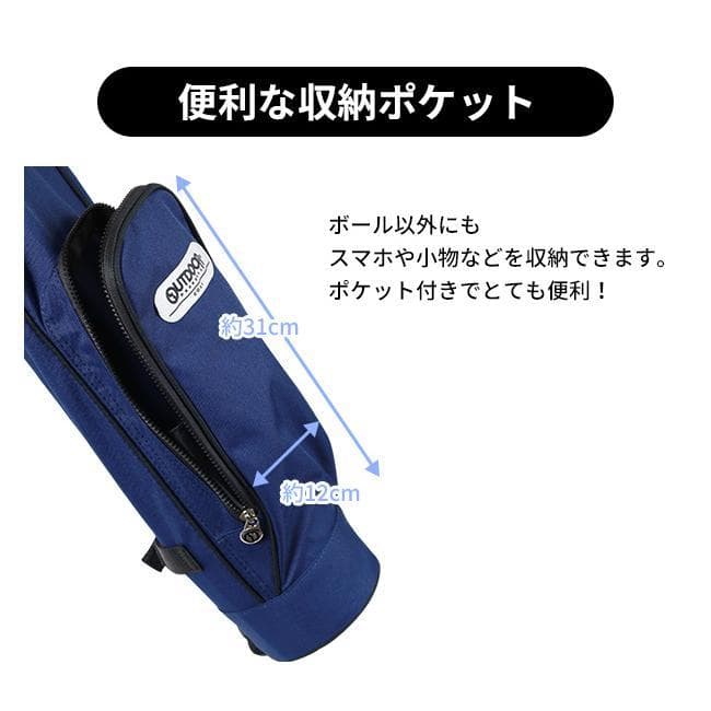 新品 OUTDOOR GOLF アウトドア ゴルフ セルフスタンド ブラウン