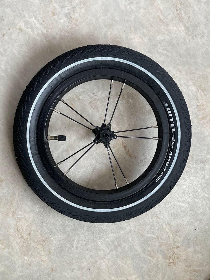 PAPABIKEホイール　12インチ　パパバイク　美品　3回のみ使用　タイヤ付