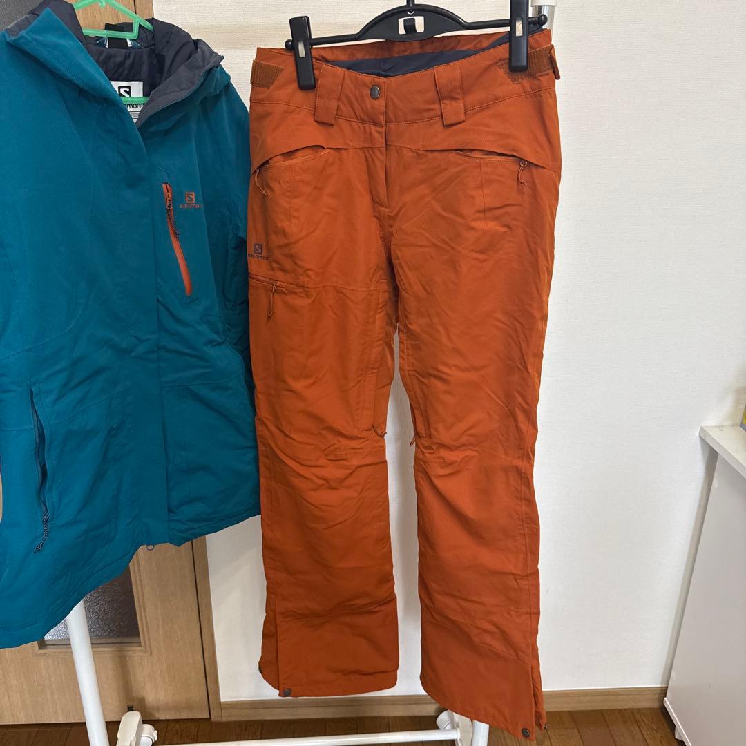 ひ*ぐ様 【美品】Salomon スノーボードウェア上下セット