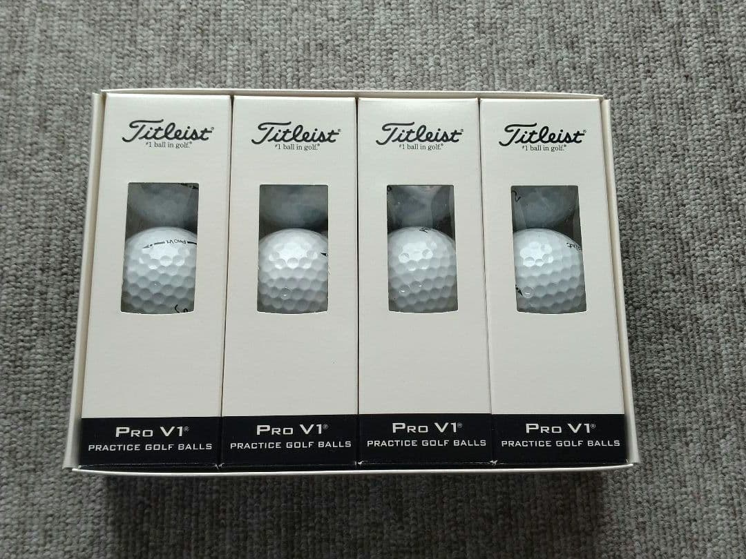 Titleist Pro V1 練習用ゴルフボール 1ダース3パック 2種類あり