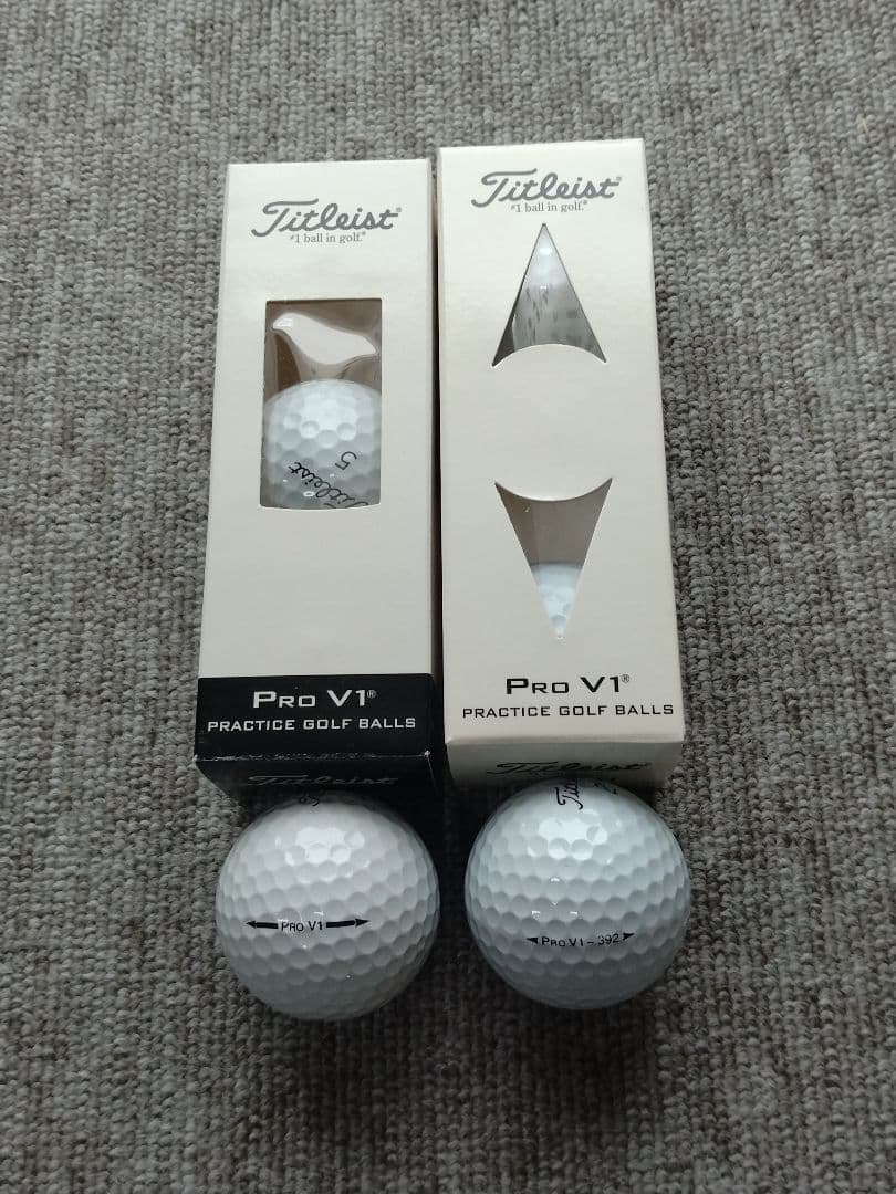 Titleist Pro V1 練習用ゴルフボール 1ダース3パック 2種類あり