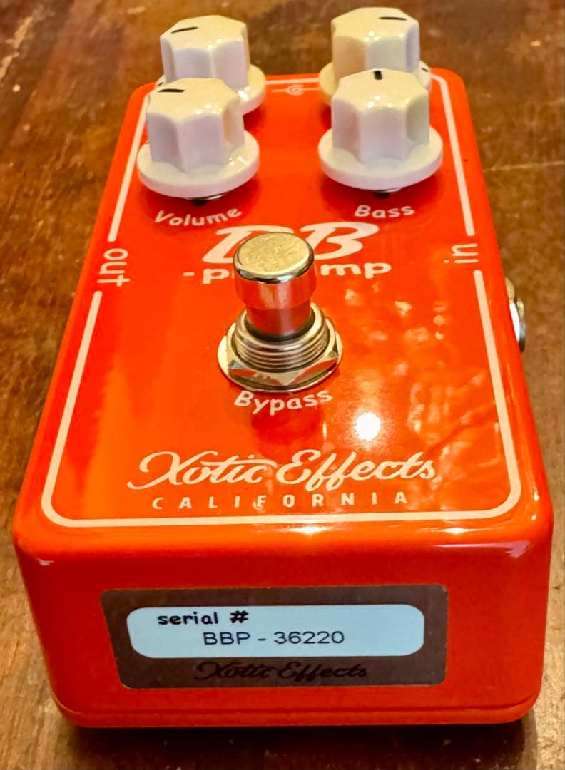 【極美品】Xotic Effects BB-preamp ギターエフェクター