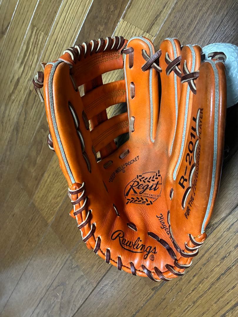 硬式？軟式ローリングス外野用ビンテージグラブ