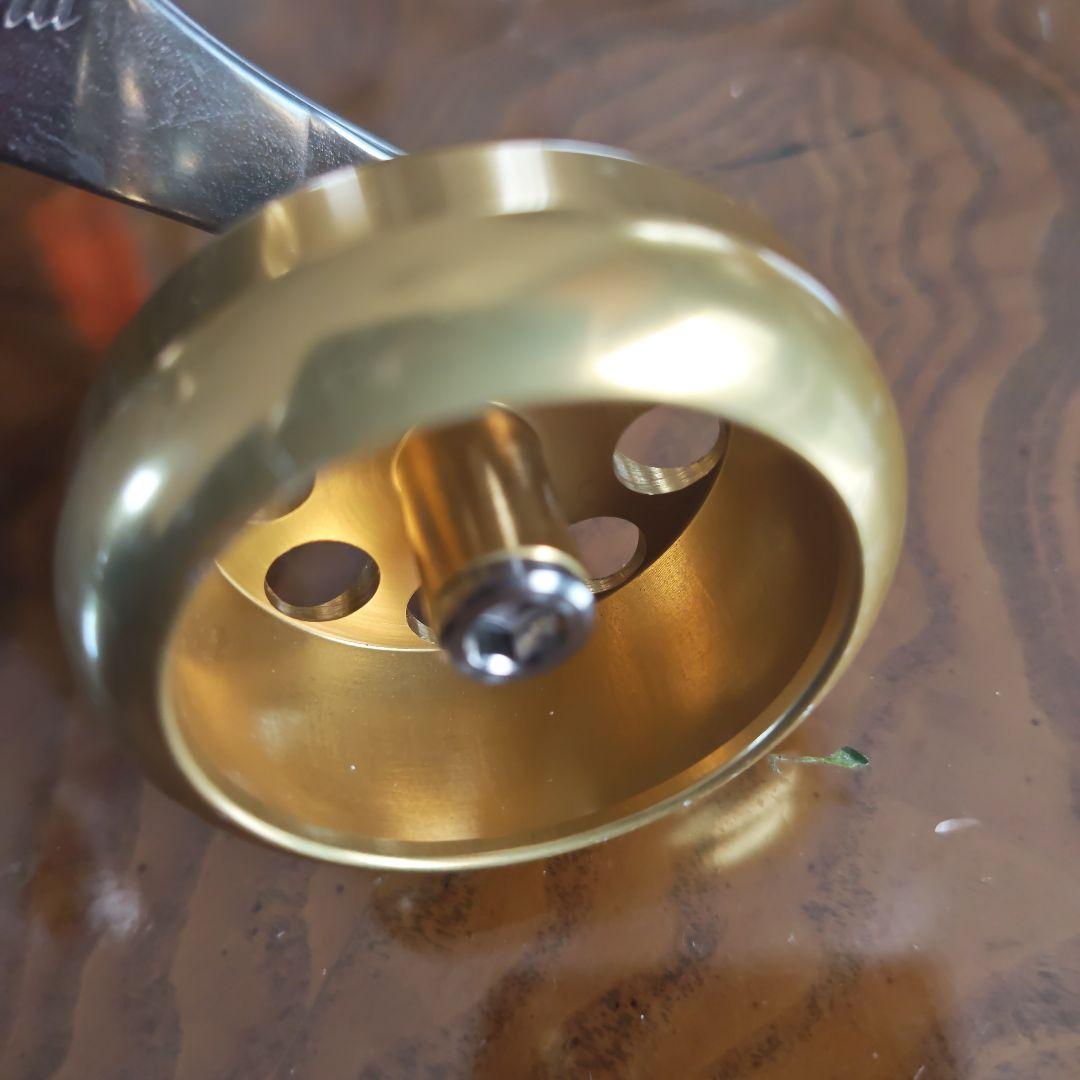 金属製オレンジスプールリール