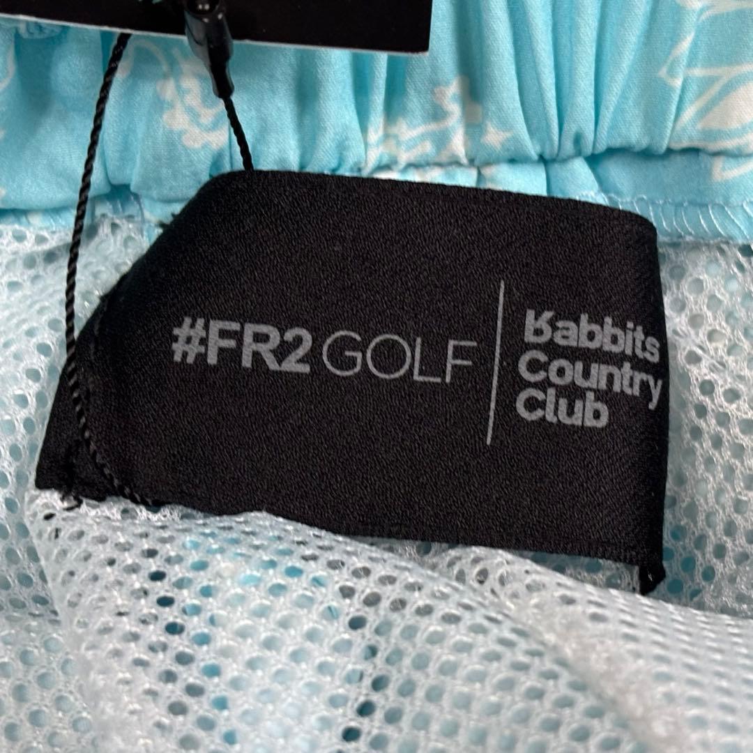 #FR2GOLF エフアールツー ゴルフ キュロット 水色 タグ付き ペイズリー