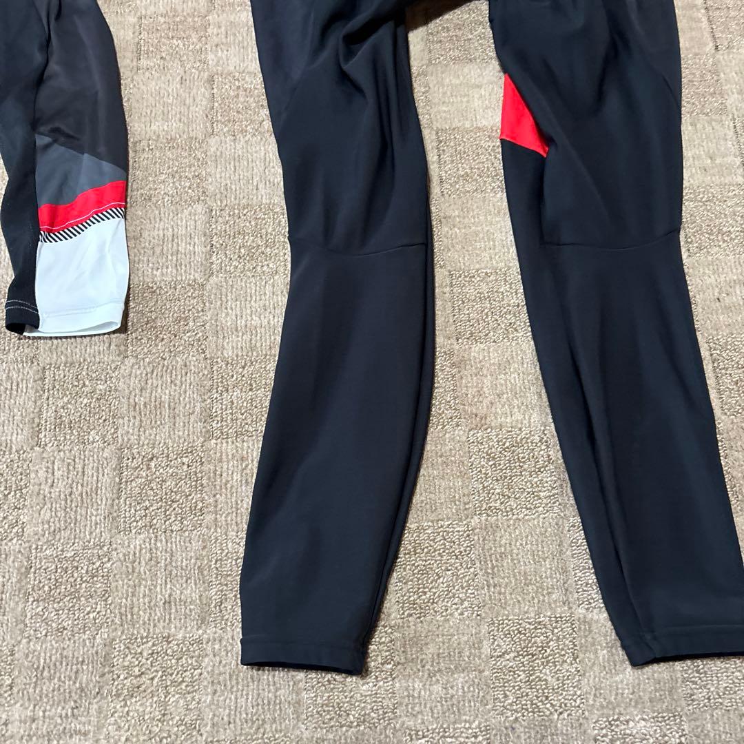 PEARL IZUMI サイクルジャージ 黒/白/赤　XL