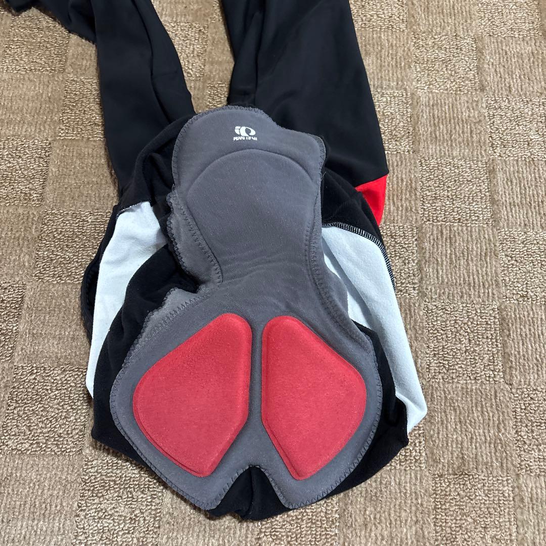 PEARL IZUMI サイクルジャージ 黒/白/赤　XL